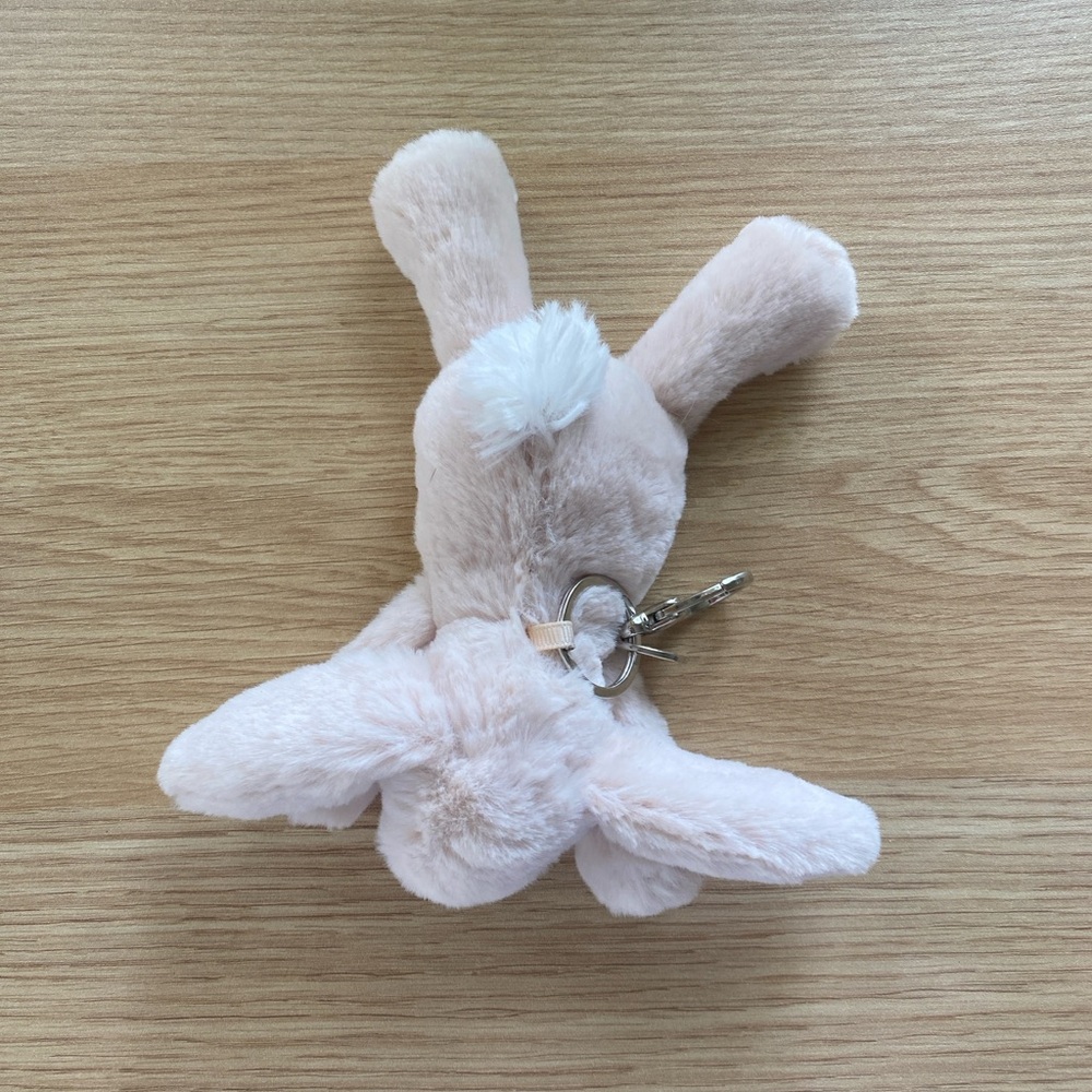 Jellycat Smudge Rabbit Charm EUC